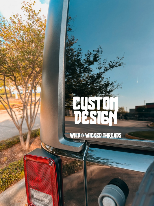 Custom Design UV Decal