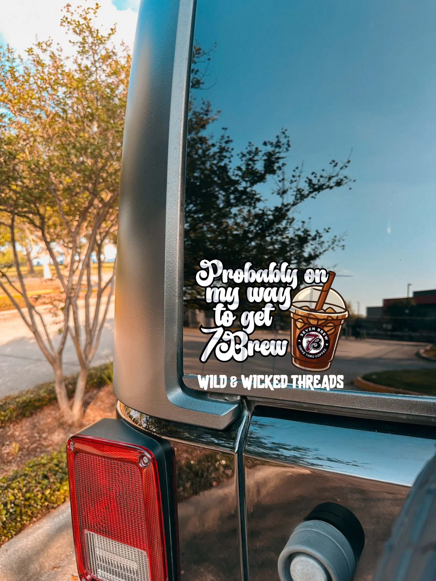 Coffee Trip UV Decal